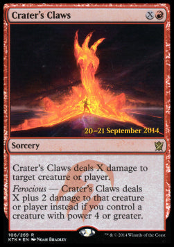 Crater's Claws - Khans of Tarkir: Promos (Rare)