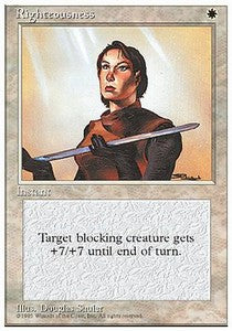 Righteousness - Fourth Edition (Rare)