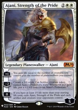 Ajani, Strength of the Pride - Secret Lair Commander Deck: Angels: They're Just Like Us but Cooler (Mythic)