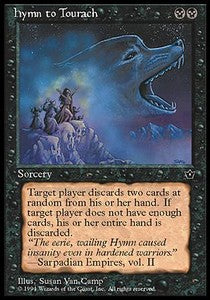 Hymn to Tourach (V.1) - Fallen Empires (Common)