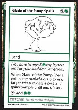 Glade of the Pump Spells - Mystery Booster 2: Playtest Cards (Special)