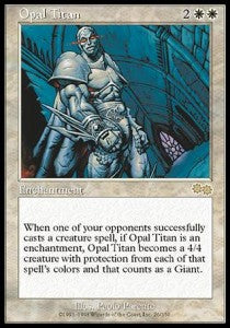 Opal Titan⁣ - Urza's Saga⁣ (Rare)⁣ [26]