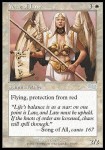 Voice of Law⁣ - Urza's Saga⁣ (Uncommon)⁣ [55]