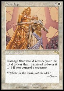 Worship⁣ - Urza's Saga⁣ (Rare)⁣ [57]