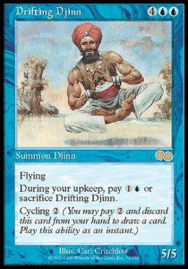 Drifting Djinn⁣ - Urza's Saga⁣ (Rare)⁣ [71]
