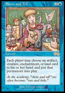 Show and Tell⁣ - Urza's Saga⁣ (Rare)⁣ [96]