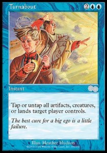 Turnabout⁣ - Urza's Saga⁣ (Uncommon)⁣ [105]