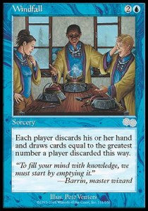 Windfall⁣ - Urza's Saga⁣ (Uncommon)⁣ [111]