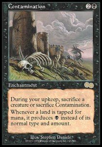 Contamination⁣ - Urza's Saga⁣ (Rare)⁣ [123]