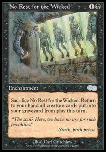 No Rest for the Wicked⁣ - Urza's Saga⁣ (Uncommon)⁣ [142]