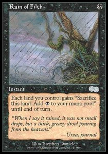 Rain of Filth⁣ - Urza's Saga⁣ (Uncommon)⁣ [151]