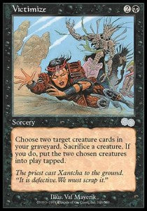 Victimize⁣ - Urza's Saga⁣ (Uncommon)⁣ [166]