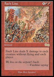 Fault Line⁣ - Urza's Saga⁣ (Rare)⁣ [185]