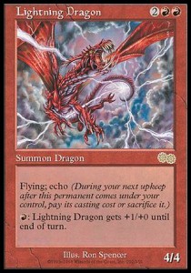Lightning Dragon⁣ - Urza's Saga⁣ (Rare)⁣ [202]
