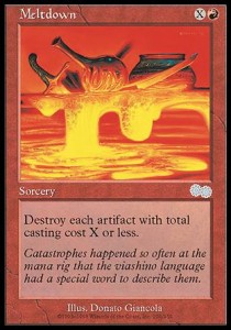 Meltdown⁣ - Urza's Saga⁣ (Uncommon)⁣ [203]