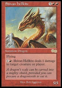 Shivan Hellkite⁣ - Urza's Saga⁣ (Rare)⁣ [214]