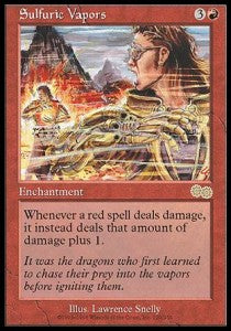 Sulfuric Vapors⁣ - Urza's Saga⁣ (Rare)⁣ [220]