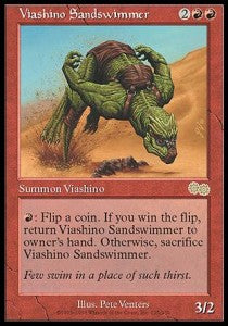 Viashino Sandswimmer⁣ - Urza's Saga⁣ (Rare)⁣ [225]