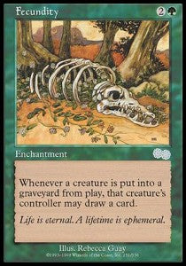 Fecundity⁣ - Urza's Saga⁣ (Uncommon)⁣ [251]