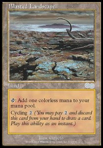 Blasted Landscape⁣ - Urza's Saga⁣ (Uncommon)⁣ [319]
