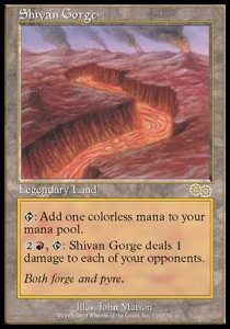 Shivan Gorge⁣ - Urza's Saga⁣ (Rare)⁣ [326]