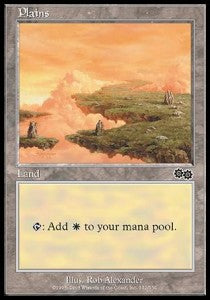Plains (V.2)⁣ - Urza's Saga⁣ (Land)⁣ [332]
