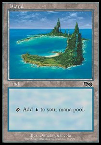 Island (V.2)⁣ - Urza's Saga⁣ (Land)⁣ [336]