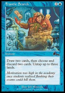 Frantic Search⁣ - Urza's Legacy⁣ (Common)⁣ [32]