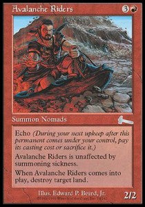 Avalanche Riders⁣ - Urza's Legacy⁣ (Uncommon)⁣ [74]