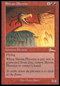 Shivan Phoenix⁣ - Urza's Legacy⁣ (Rare)⁣ [91]