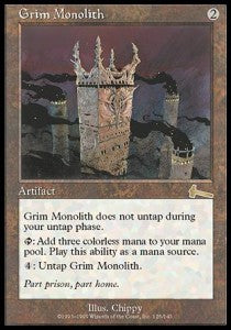 Grim Monolith⁣ - Urza's Legacy⁣ (Rare)⁣ [126]