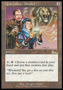 Quicksilver Amulet⁣ - Urza's Legacy⁣ (Rare)⁣ [130]