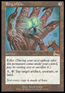 Ring of Gix⁣ - Urza's Legacy⁣ (Rare)⁣ [131]