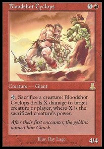 Bloodshot Cyclops⁣ - Urza's Destiny⁣ (Rare)⁣ [77]