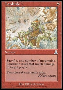 Landslide⁣ - Urza's Destiny⁣ (Uncommon)⁣ [92]