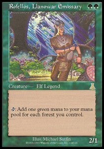 Rofellos, Llanowar Emissary⁣ - Urza's Destiny⁣ (Rare)⁣ [118]
