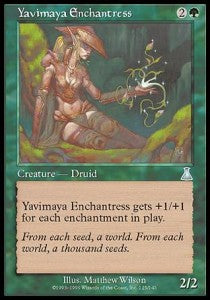Yavimaya Enchantress⁣ - Urza's Destiny⁣ (Uncommon)⁣ [125]