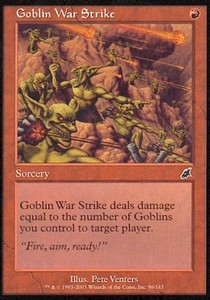 Goblin War Strike⁣ - Scourge⁣ (Common)⁣ [96]