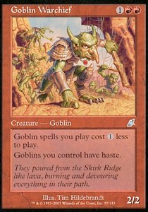Goblin Warchief⁣ - Scourge⁣ (Uncommon)⁣ [97]