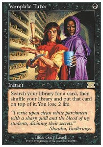 Vampiric Tutor⁣ - Sixth Edition⁣ (Rare)⁣ [161]