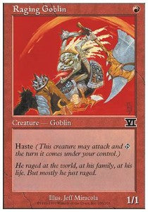 Raging Goblin⁣ - Sixth Edition⁣ (Common)⁣ [200]