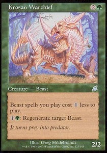 Krosan Warchief⁣ - Scourge⁣ (Uncommon)⁣ [123]