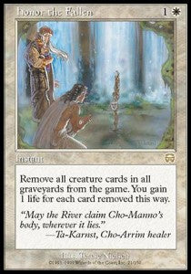 Honor the Fallen⁣ - Mercadian Masques⁣ (Rare)⁣ [21]