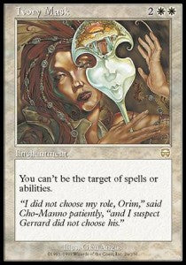 Ivory Mask⁣ - Mercadian Masques⁣ (Rare)⁣ [24]