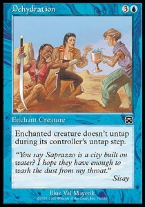 Dehydration⁣ - Mercadian Masques⁣ (Common)⁣ [73]