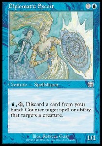 Diplomatic Escort⁣ - Mercadian Masques⁣ (Uncommon)⁣ [74]