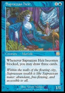 Saprazzan Heir⁣ - Mercadian Masques⁣ (Rare)⁣ [99]