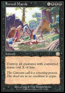 Forced March⁣ - Mercadian Masques⁣ (Rare)⁣ [136]