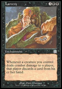 Larceny⁣ - Mercadian Masques⁣ (Uncommon)⁣ [143]