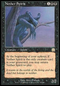 Nether Spirit⁣ - Mercadian Masques⁣ (Rare)⁣ [149]